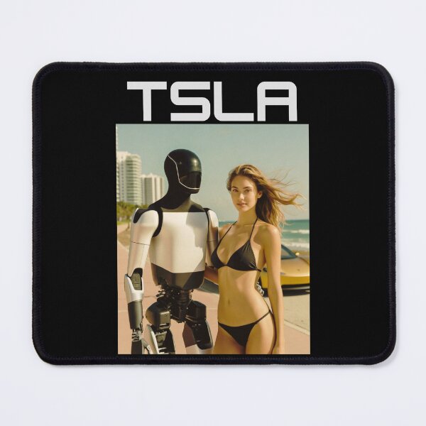 Item preview, Tesla humanoid robot art designed and sold by TEEJAMBOREE.