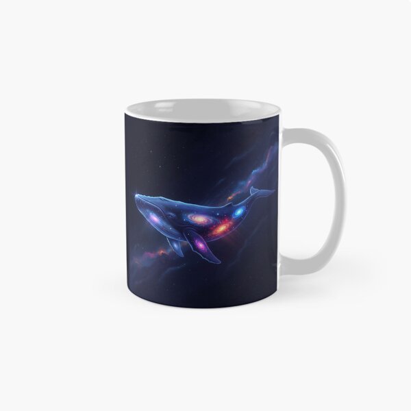 Item preview, Cosmic Whale Galaxy - Surreal Space Whale Aesthetic Art designed and sold by Wild-way Art.