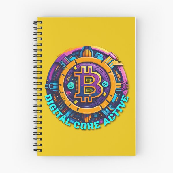 Item preview, BitCrop : Bitcoin Digital Core Active - Vibrant Sci-Fi Crypto Design designed and sold by BitCrop.