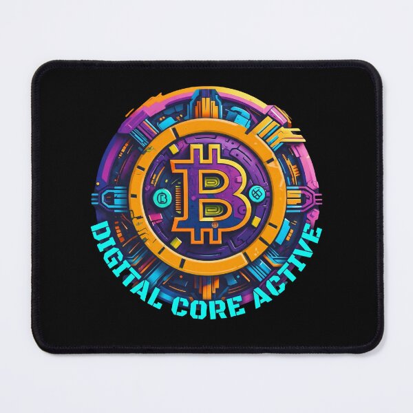 Item preview, BitCrop : Bitcoin Digital Core Active - Vibrant Sci-Fi Crypto Design designed and sold by BitCrop.