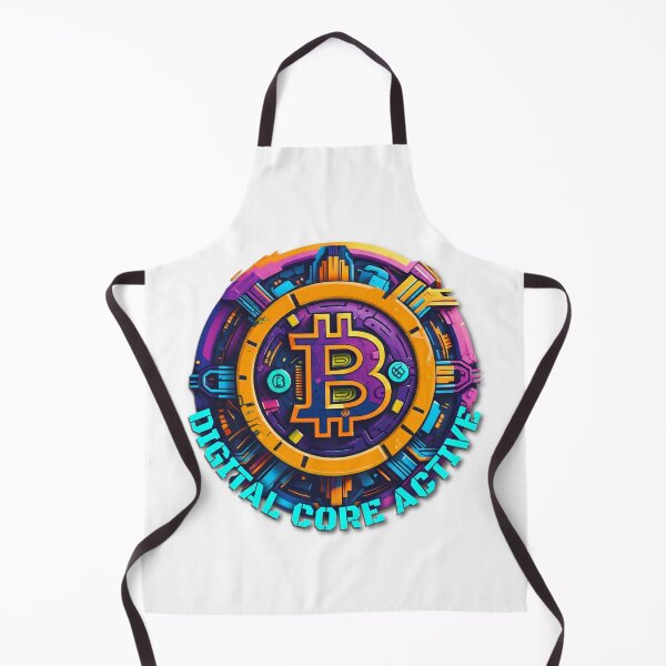 Item preview, BitCrop : Bitcoin Digital Core Active - Vibrant Sci-Fi Crypto Design designed and sold by BitCrop.