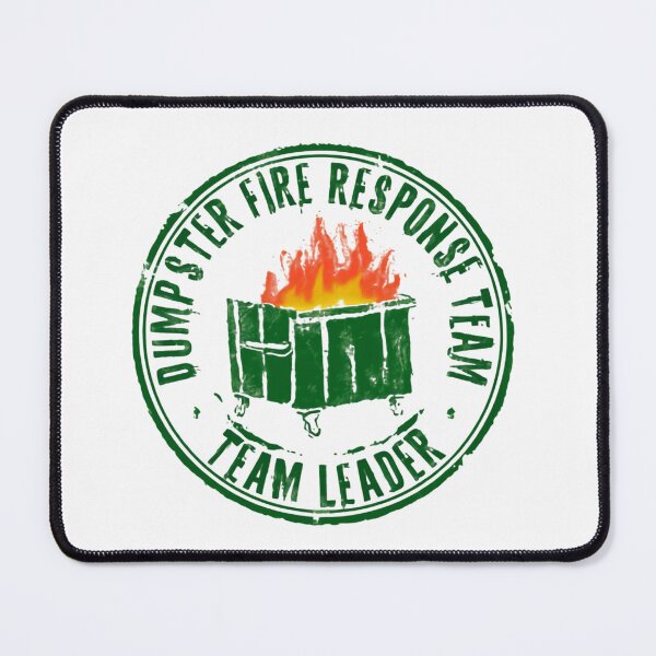 Item preview, Dumpster Fire Response Team Leader Burnout Humor Crew designed and sold by HumansStuck12.