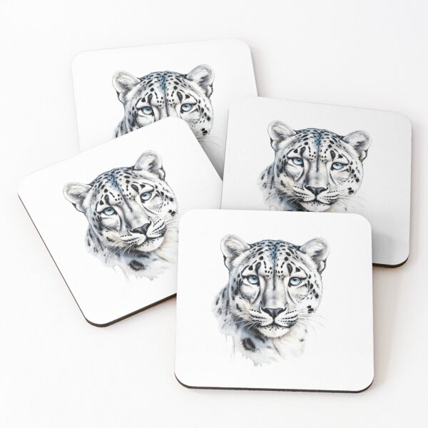 Item preview, Stealth Hunter - Snow Leopard Art designed and sold by RockitBaby.