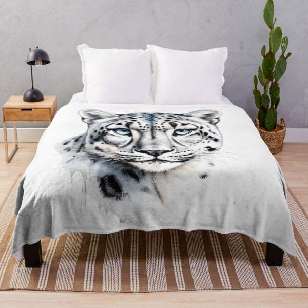 Item preview, Stealth Hunter - Snow Leopard Art designed and sold by RockitBaby.