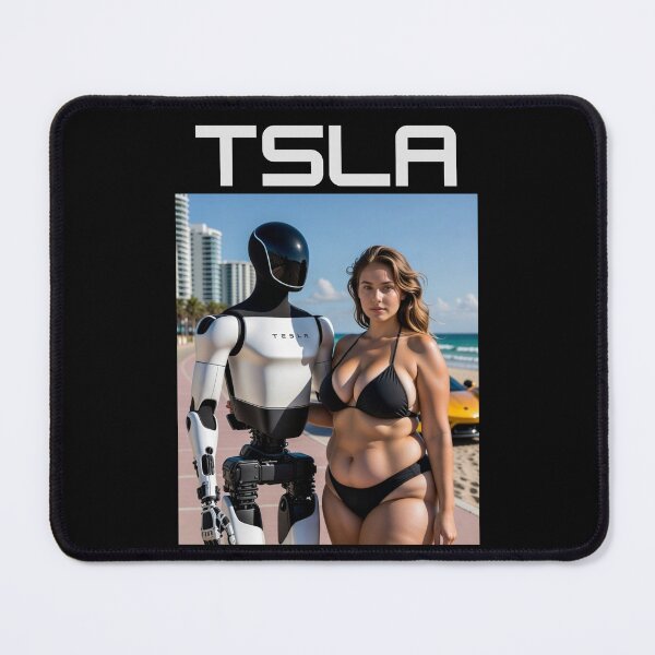 Item preview, Tesla humanoid robot art designed and sold by TEEJAMBOREE.