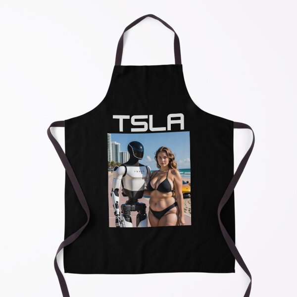 Item preview, Tesla humanoid robot art designed and sold by TEEJAMBOREE.