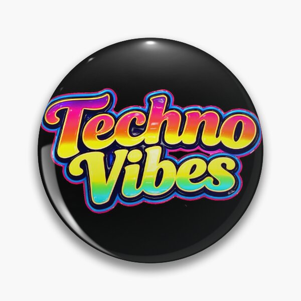 Artikelvorschau, Techno-Vibes, retrofuturistisch, glänzende 3D-Typografie entworfen und verkauft von Hen-C-Art.