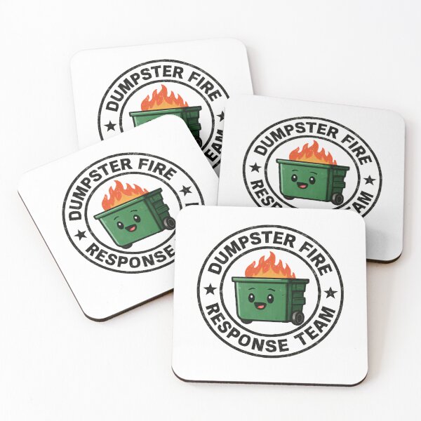Item preview, Dumpster Fire Response Team Leader Laugh Through Mayhem designed and sold by HumansStuck12.
