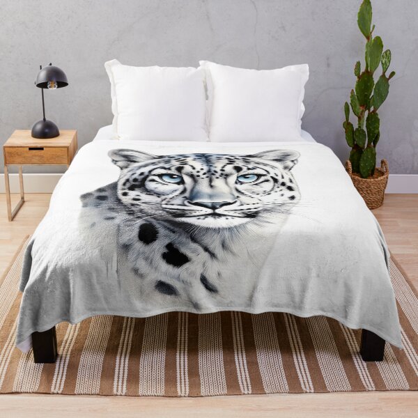 Item preview, Spotted Legend - Snow Leopard Art designed and sold by RockitBaby.