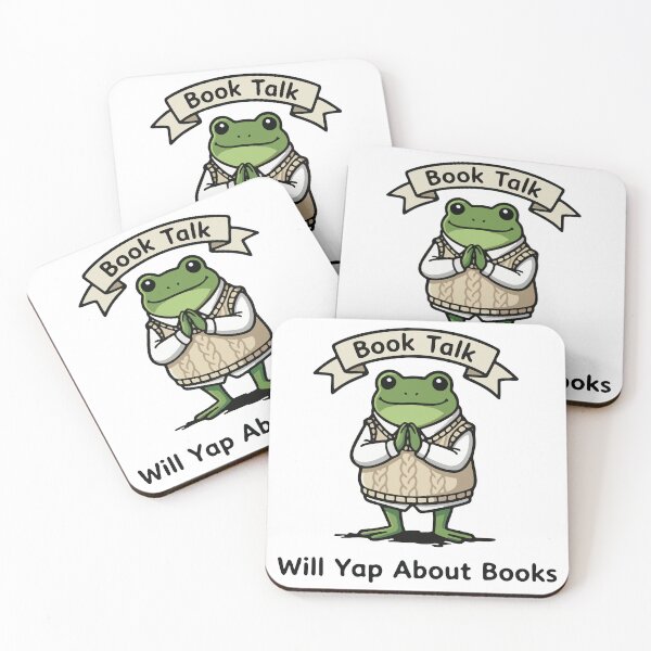 Item preview, Funny Frog Book Lover Chatty Reader BookTok Humor designed and sold by Floomart.