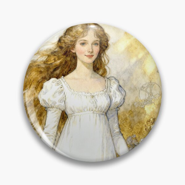 Item preview, Elizabeth Illustration from Mary Shelley's Frankenstein character portrait art designed and sold by Vintage Designs +.