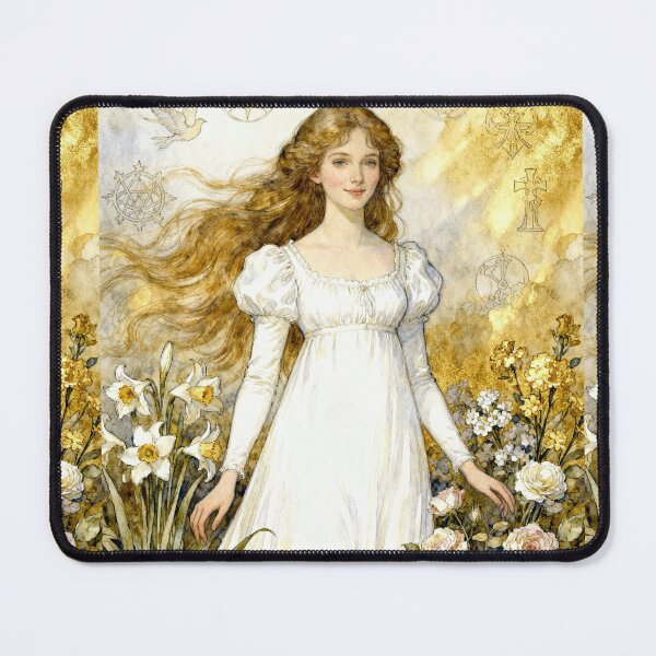 Item preview, Elizabeth Illustration from Mary Shelley's Frankenstein character portrait art designed and sold by Vintage Designs +.