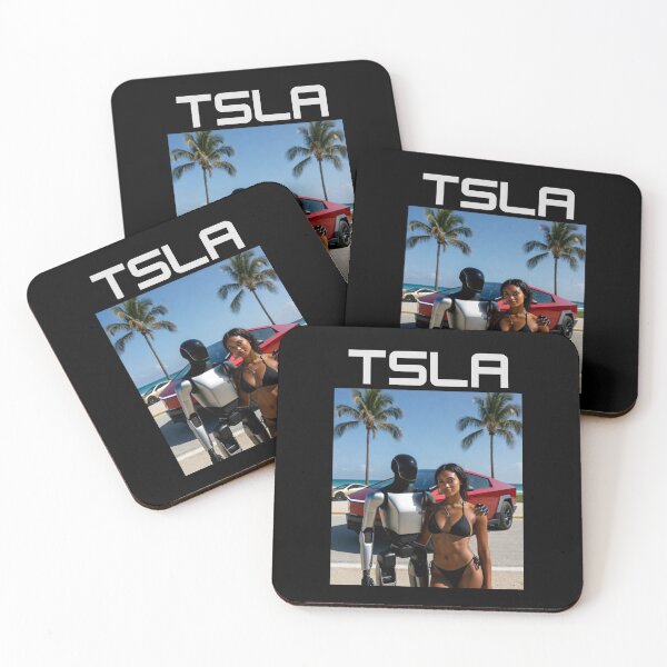 Item preview, Tesla humanoid robot art designed and sold by TEEJAMBOREE.