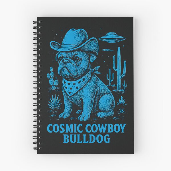 Item preview, Cosmic Cowboy Bulldog – Alien Western Dog Graphic Tee designed and sold by Youpiworld.