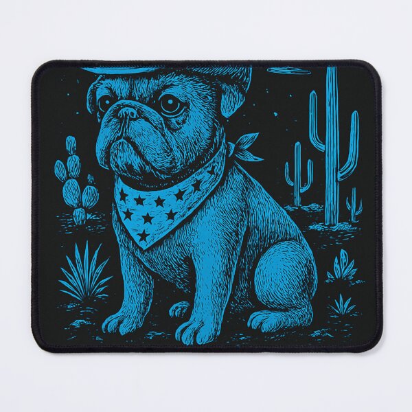 Item preview, Cosmic Cowboy Bulldog – Alien Western Dog Graphic Tee designed and sold by Youpiworld.