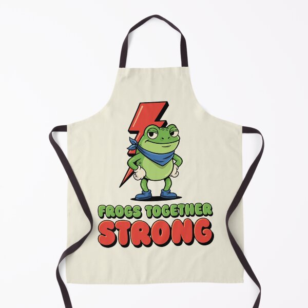 Item preview, Frogs Together Strong Retro Hero designed and sold by LinaValearte.