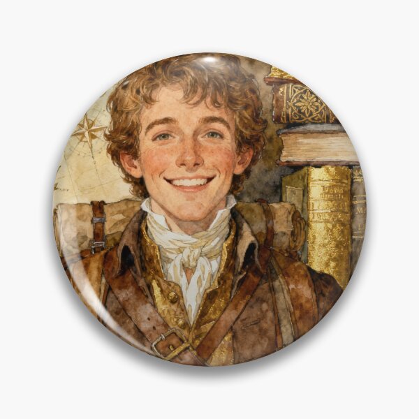Item preview, Clerval Illustration from Mary Shelley's Frankenstein character portrait art designed and sold by Vintage Designs +.