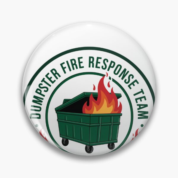 Item preview, Dumpster Fire Response Team Leader Burnout Chaos Boss designed and sold by HumansStuck12.