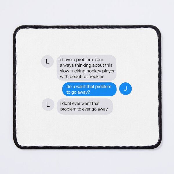 Item preview, Heated Rivalry Ilya & Shane text message quote designed and sold by cadewharton.