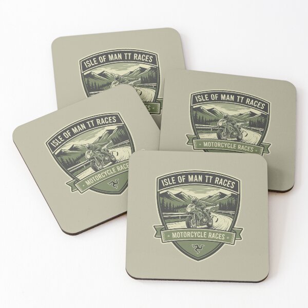 Item preview, Isle of Man TT Heritage Motorcycle Races Vintage Shield designed and sold by KiwiRider.