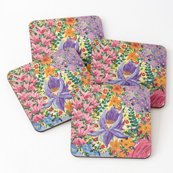 Item preview, Harvest Mouse in Flowers designed and sold by mishhaps.