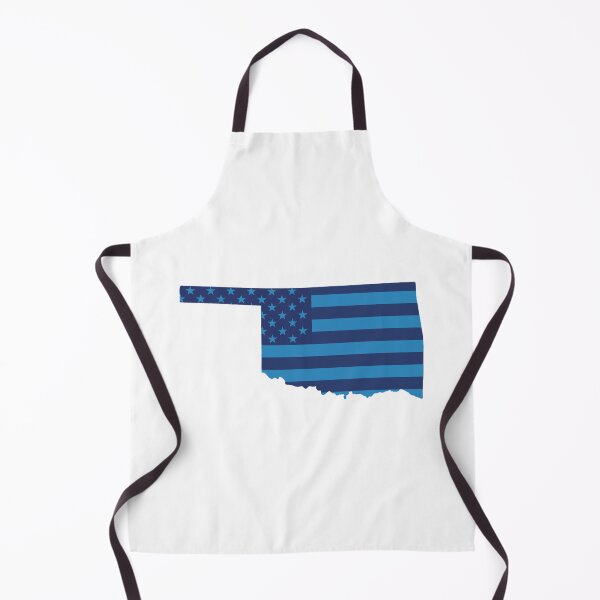 Item preview, Oklahoma USA Flag Silhouette – Stars and Stripes State Outline designed and sold by Paper Drip.