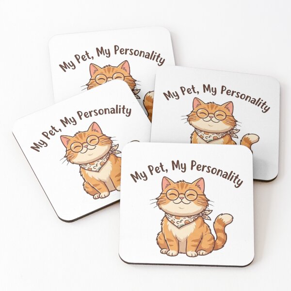 Item preview, My Pet My Personality - Funny Cat Lover Quote designed and sold by StyleLap.
