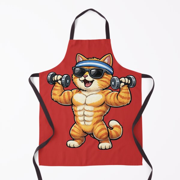 Item preview, Gym Cat | Funny Muscular Cat Workout designed and sold by Shtex.