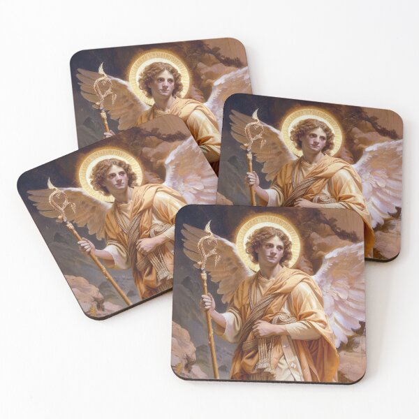 Item preview, Saint Raphael the Archangel designed and sold by SanctifiedSouls.