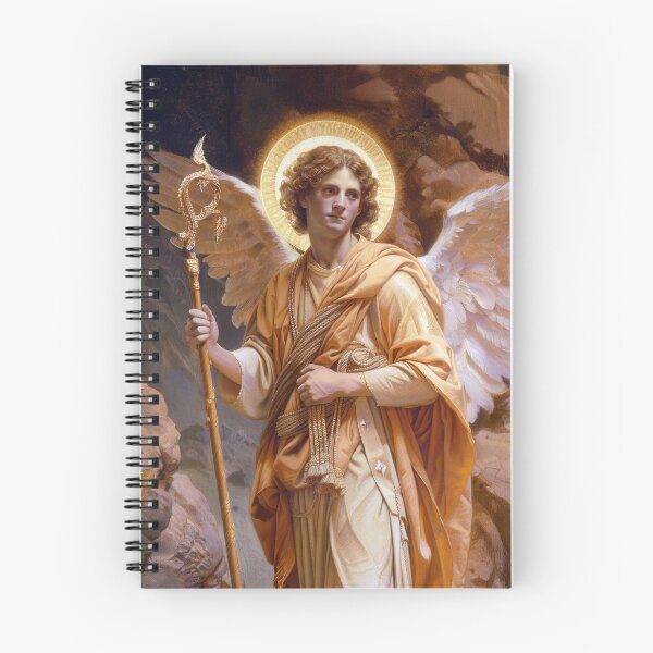 Item preview, Saint Raphael the Archangel designed and sold by SanctifiedSouls.