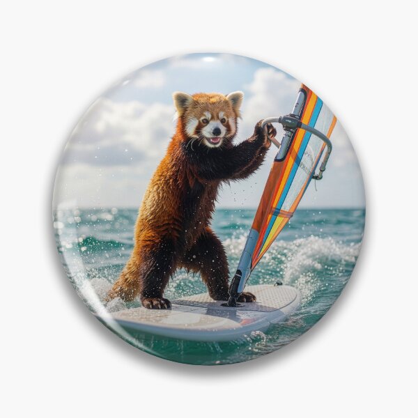 Item preview, Windsurfin' Red Panda designed and sold by Tridentulus.