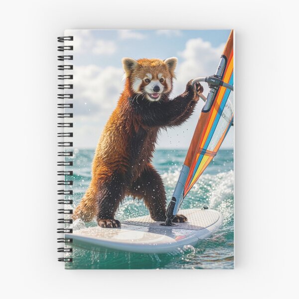 Item preview, Windsurfin' Red Panda designed and sold by Tridentulus.