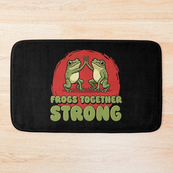 Item preview, Frogs Together Strong High Five Retro designed and sold by LinaValearte.