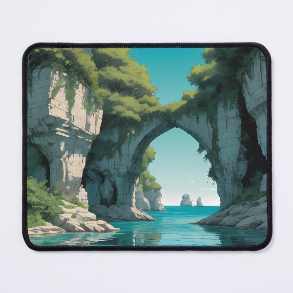 Item preview, Limestone Arches Over Turquoise Waters designed and sold by HorizonHues.