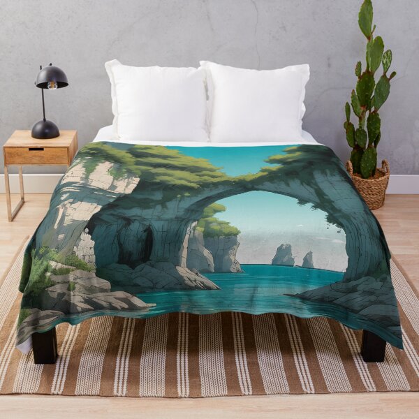 Item preview, Limestone Arches Over Turquoise Waters designed and sold by HorizonHues.