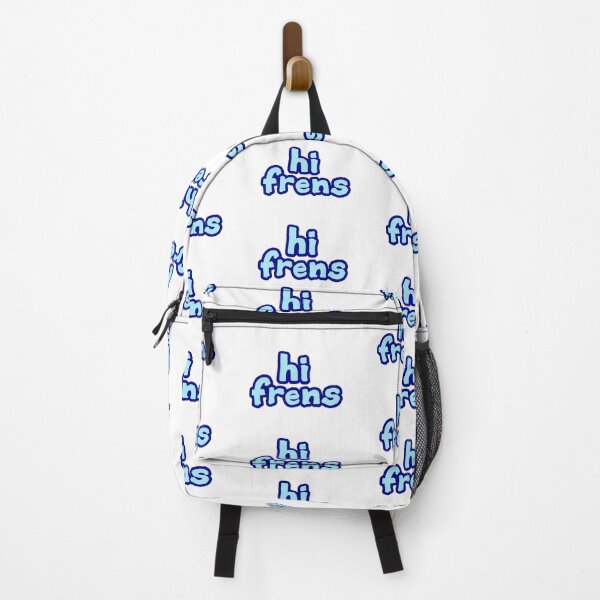 Item preview, hi frens, Blue outline designed and sold by Memes N Lore .