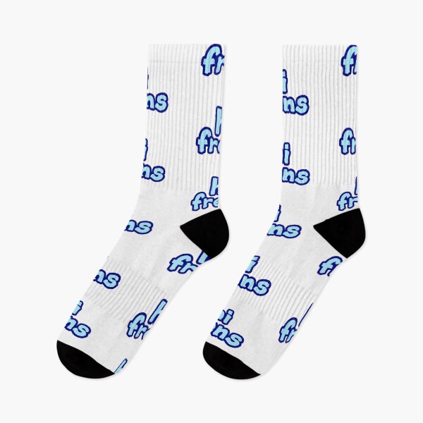 Item preview, hi frens, Blue outline designed and sold by Memes N Lore .
