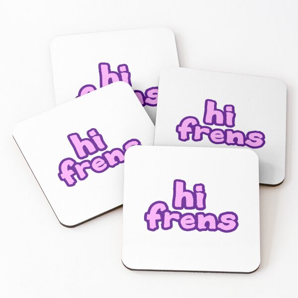 Item preview, hi frens, Purple outline designed and sold by Memes N Lore .
