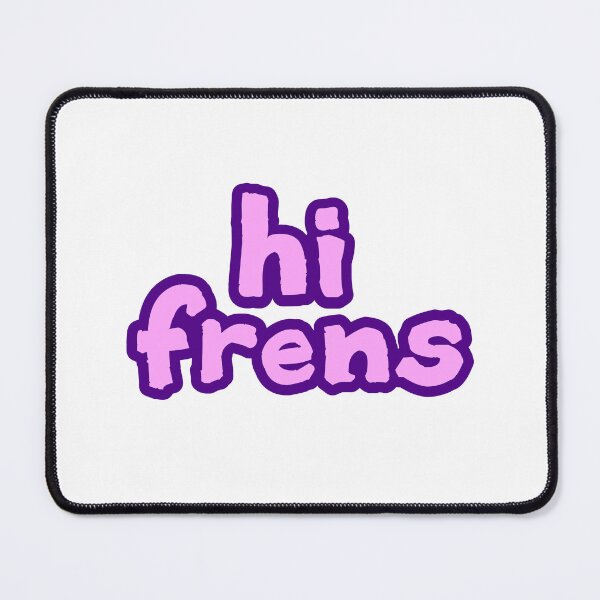 Item preview, hi frens, Purple outline designed and sold by Memes N Lore .