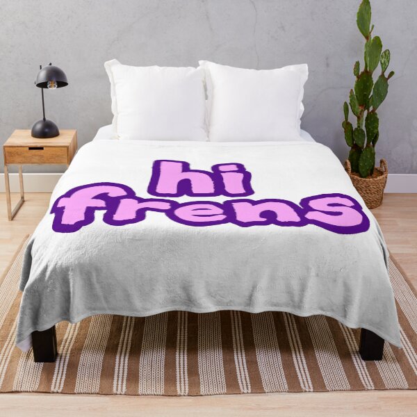 Item preview, hi frens, Purple outline designed and sold by Memes N Lore .