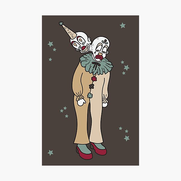 Artikelvorschau, Retro-Freakshow-Clown entworfen und verkauft von SwankyWorks.