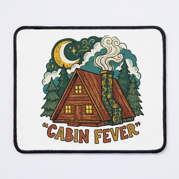 Item preview, Forest Night Cabin designed and sold by AliveStyle.
