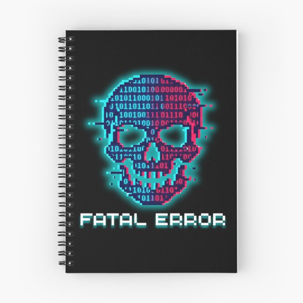 Item preview, Fatal Error - Binary Code Skull Cyberpunk Pixel Art designed and sold by JonyDG.