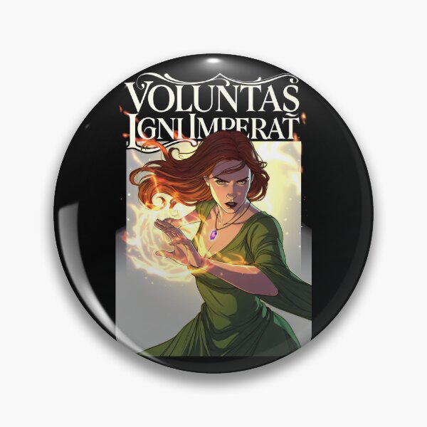 Item preview, Voluntas Igni Imperat Fantasy Fire Sorceress Magic Art designed and sold by SplashTastic.