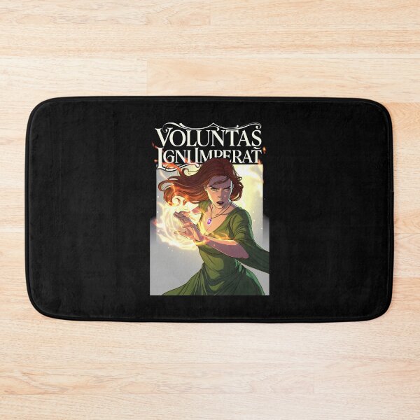 Item preview, Voluntas Igni Imperat Fantasy Fire Sorceress Magic Art designed and sold by SplashTastic.