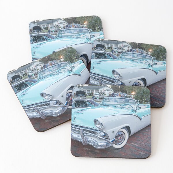 Item preview, 1955 White Blue Ford Fairlane Skyliner X107 designed and sold by RichFrancoCars.