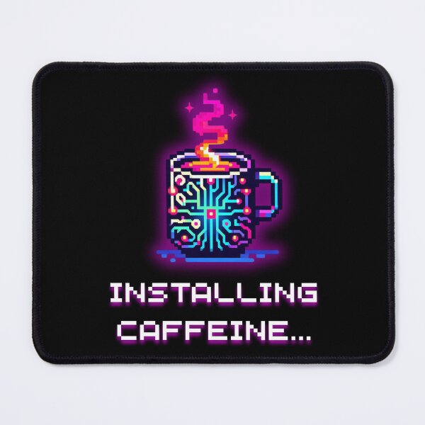 Item preview, Installing Caffeine - Programmer Coffee Pixel Art designed and sold by JonyDG.
