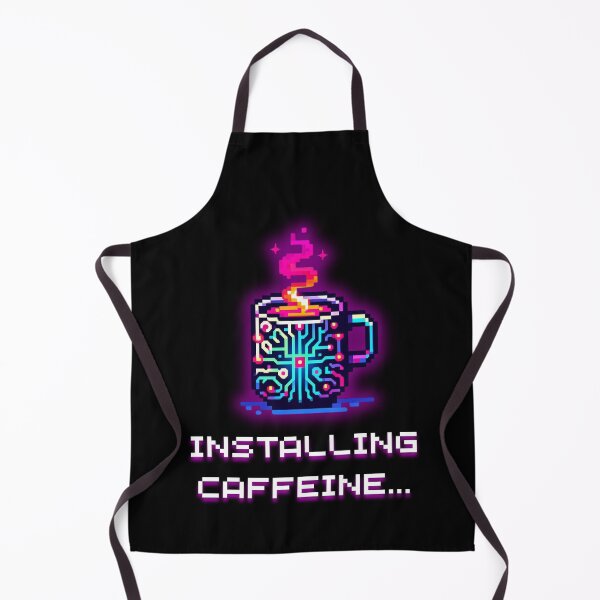 Item preview, Installing Caffeine - Programmer Coffee Pixel Art designed and sold by JonyDG.