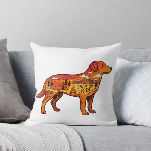 Item preview, Camping Adventure Dog designed and sold by AliveStyle.