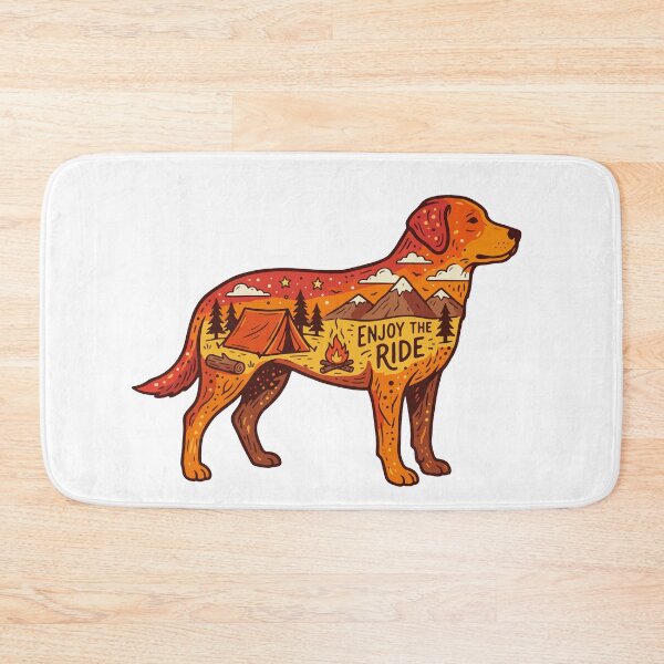 Item preview, Camping Adventure Dog designed and sold by AliveStyle.